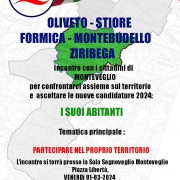 Oliveto, Stiore, Formica, Montebudello, Ziribega